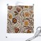 Bohemian Botanical Floral Garden Florals Climbing Vines Boho Leaves Petals Small Scale Hand Drawn Warm Tones Autumn Floral Eclectic Brown Custom Printed Fabric by Spoonflower Various Fabrics by the Yard or Fat Quarter
